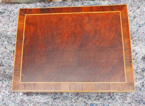 GEORGIAN MAHOGANY LADIES SEWING BOX - ADDITIONAL PHOTO 2