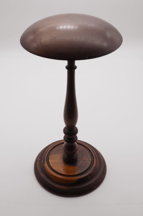Georgian Walnut & Lignum Wig Stand