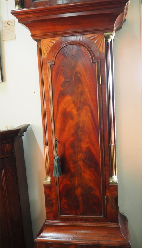 GEORGE 3RD 8 DAY MAHOGANY LONGCASE CLOCK - ADDITIONAL PHOTO 2