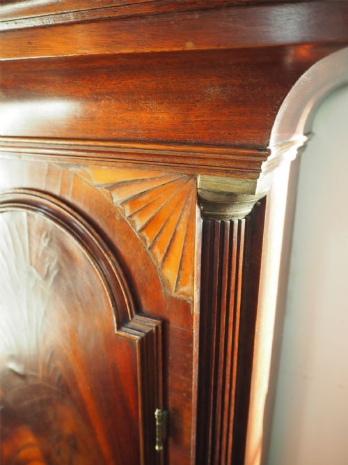 GEORGE 3RD 8 DAY MAHOGANY LONGCASE CLOCK - ADDITIONAL PHOTO 7