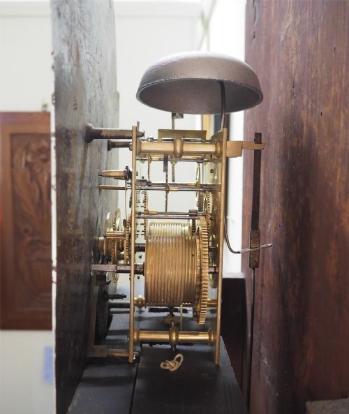 GEORGE 3RD 8 DAY MAHOGANY LONGCASE CLOCK - ADDITIONAL PHOTO 9