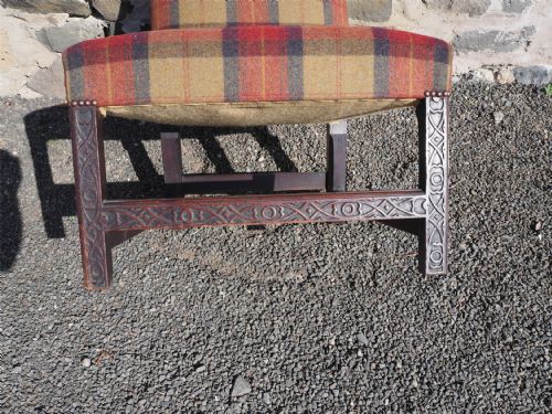 RARE CHIPPENDALE PERIOD GOUT CHAIR - ADDITIONAL PHOTO 2
