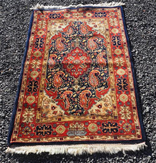 Small Vintage Persian Wool Rug