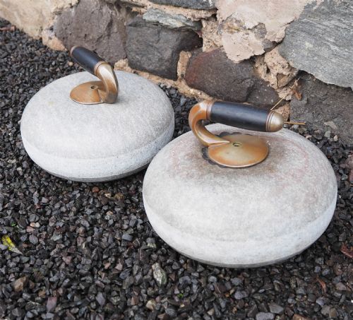 GOOD PAIR OF SCOTTISH CURLING STONES - ADDITIONAL PHOTO 1