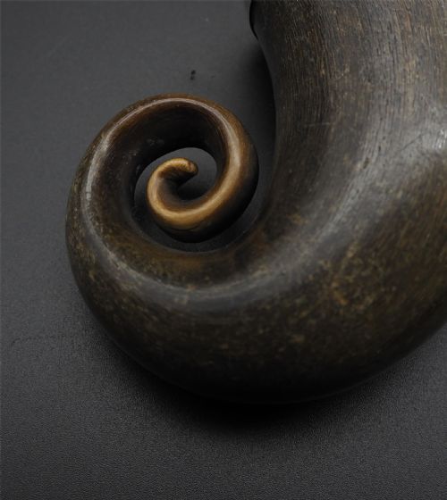 GOOD SCOTTISH HORN SILVER SNUFF MULL - ADDITIONAL PHOTO 6