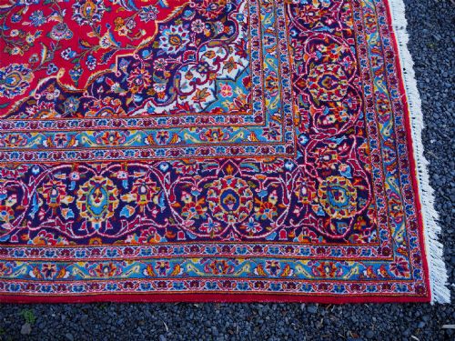 LARGE SIZE PERSIAN WOOL CARPET 4M X 3M - ADDITIONAL PHOTO 3