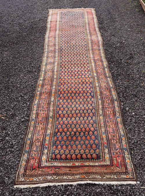 ANTIQUE PERSIAN HAMADAN RUNNER 420CM - ADDITIONAL PHOTO 1