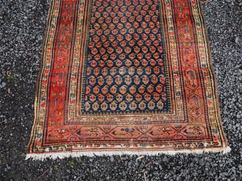 ANTIQUE PERSIAN HAMADAN RUNNER 420CM - ADDITIONAL PHOTO 2