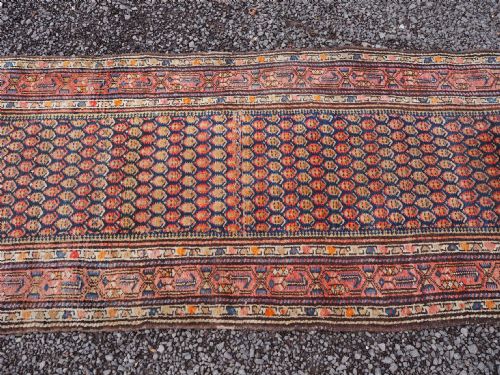 ANTIQUE PERSIAN HAMADAN RUNNER 420CM - ADDITIONAL PHOTO 3