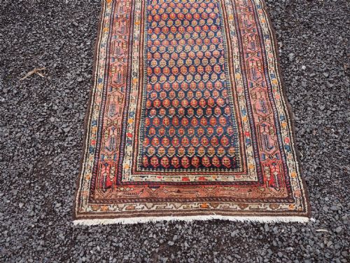 ANTIQUE PERSIAN HAMADAN RUNNER 420CM - ADDITIONAL PHOTO 4
