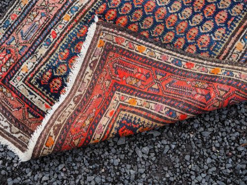 ANTIQUE PERSIAN HAMADAN RUNNER 420CM - ADDITIONAL PHOTO 7