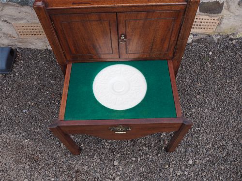 GEORGIAN MAHOGANY BEDSIDE COMMODE - ADDITIONAL PHOTO 5
