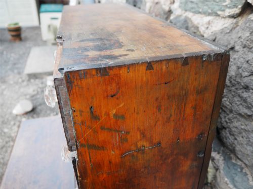 SMALL SET OF VICTORIAN CHEMISTS DRAWERS - ADDITIONAL PHOTO 4