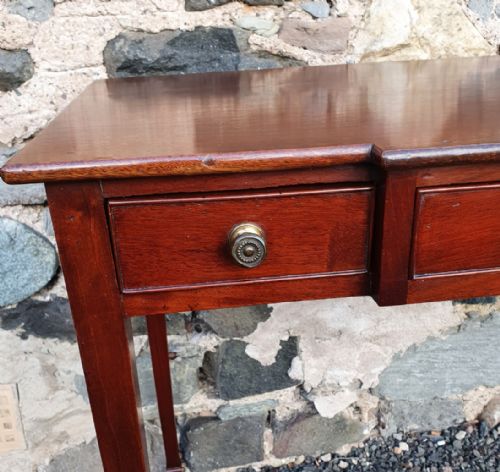 GEORGE 3RD MAHOGANY BREAKFRONT SIDE TABLE - ADDITIONAL PHOTO 5