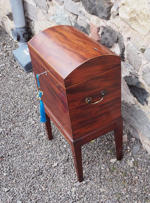 GEORGIAN SHERATON MAHOGANY WINE BOX - ADDITIONAL PHOTO 3