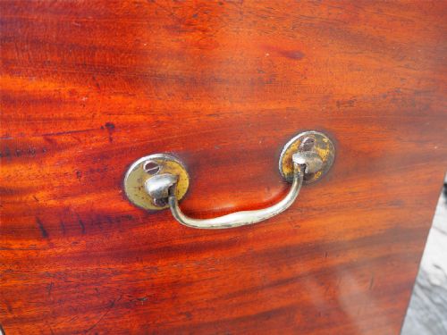 GEORGIAN SHERATON MAHOGANY WINE BOX - ADDITIONAL PHOTO 6