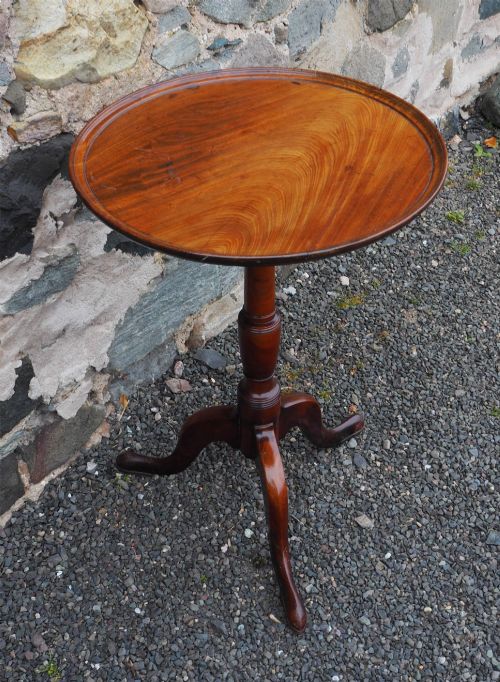 GEORGIAN DISH TOP TRIPOD TABLE - ADDITIONAL PHOTO 1