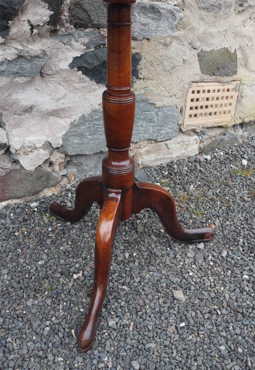 GEORGIAN DISH TOP TRIPOD TABLE - ADDITIONAL PHOTO 3