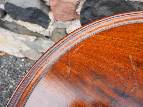 GEORGIAN DISH TOP TRIPOD TABLE - ADDITIONAL PHOTO 4