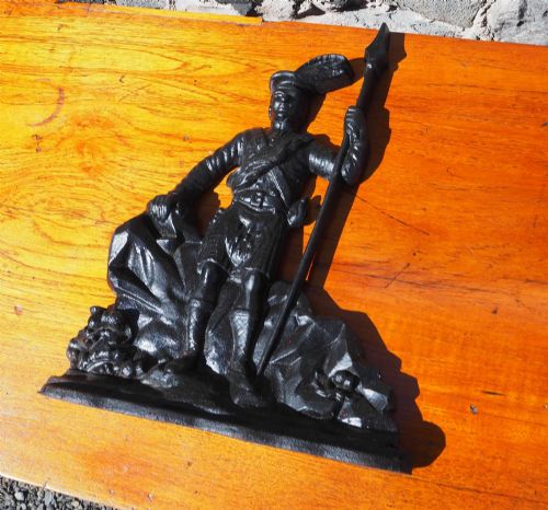 VICTORIAN SCOTTISH CAST IRON DOOR STOP - ADDITIONAL PHOTO 2