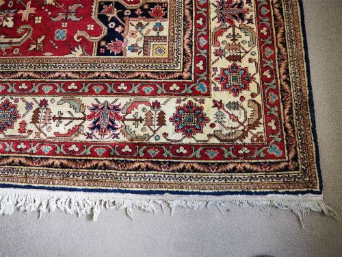 HUGE PERSIAN WOOL CARPET OF GREAT DESIGN - ADDITIONAL PHOTO 2
