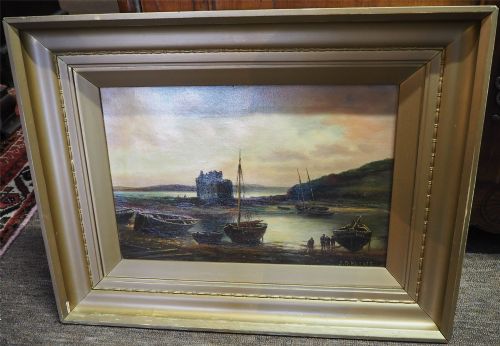 VICTORIAN SCOTTISH OIL ON CANVASS PAINTING