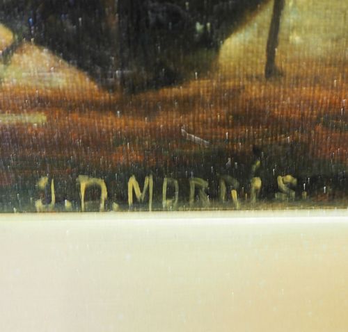 VICTORIAN SCOTTISH OIL ON CANVASS PAINTING - ADDITIONAL PHOTO 4