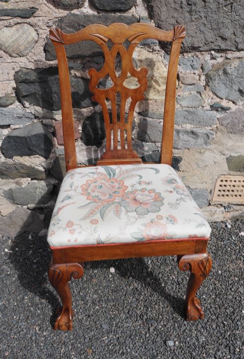 George 2nd Walnut Cabriole Leg Chair