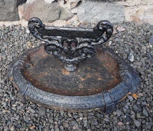 Victorian Cast Iron Boot Scraper.