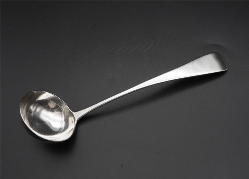 Rare Scottish Banff Silver Sauce Ladle