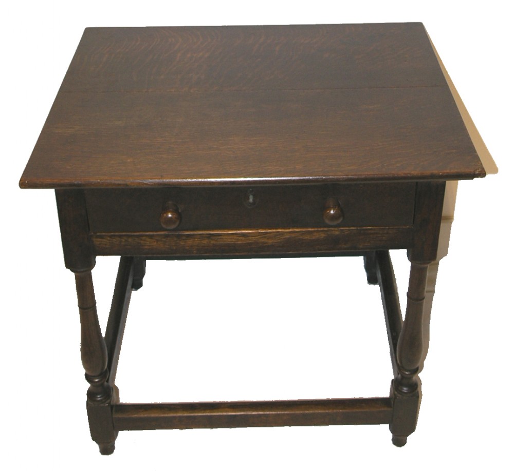 MID 18th CENTURY OAK SIDE TABLE. C. 1740