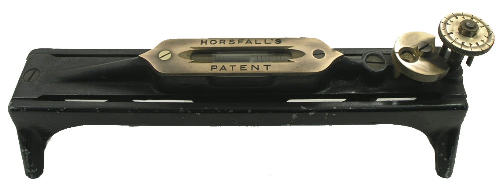 RARE HORSFALL'S PATENT INCLINOMETER WITH ORIGINAL BOARD
