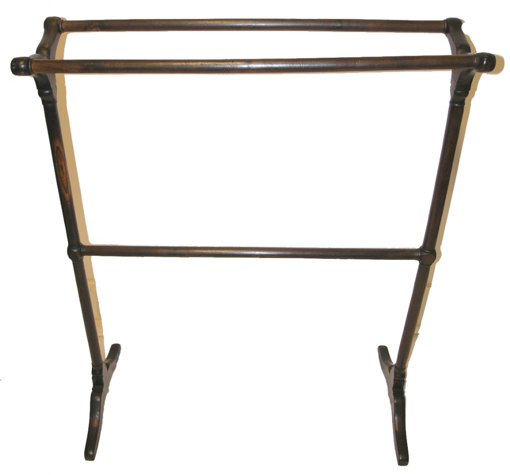 GEORGIAN SCOTTISH LABURNUM WOOD TOWEL RAIL. C. 1820