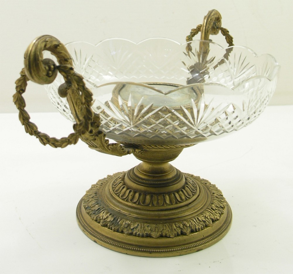 FINE QUALITY 19th CENTURY FRENCH GILDED TAZZA
