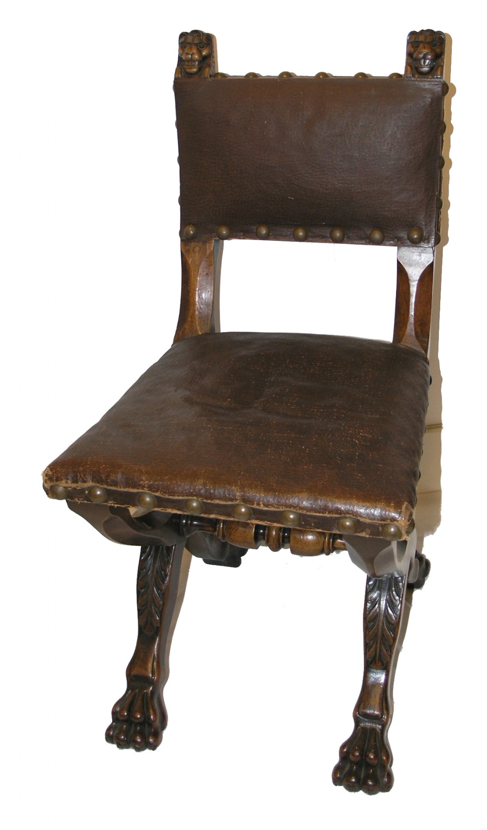 MOST UNUSUAL SET OF 6 FRENCH OAK 