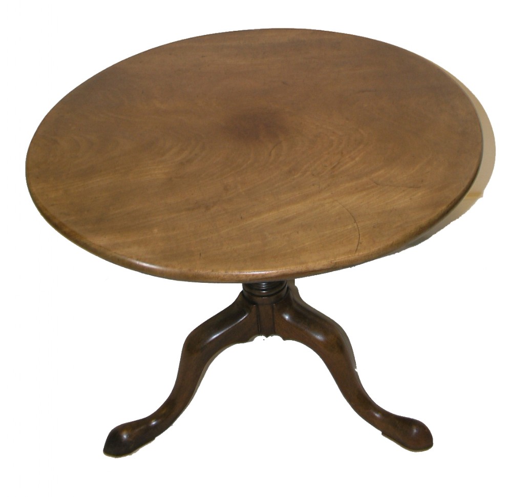 GEORGE III MAHOGANY TRIPOD (COFFEE) TABLE