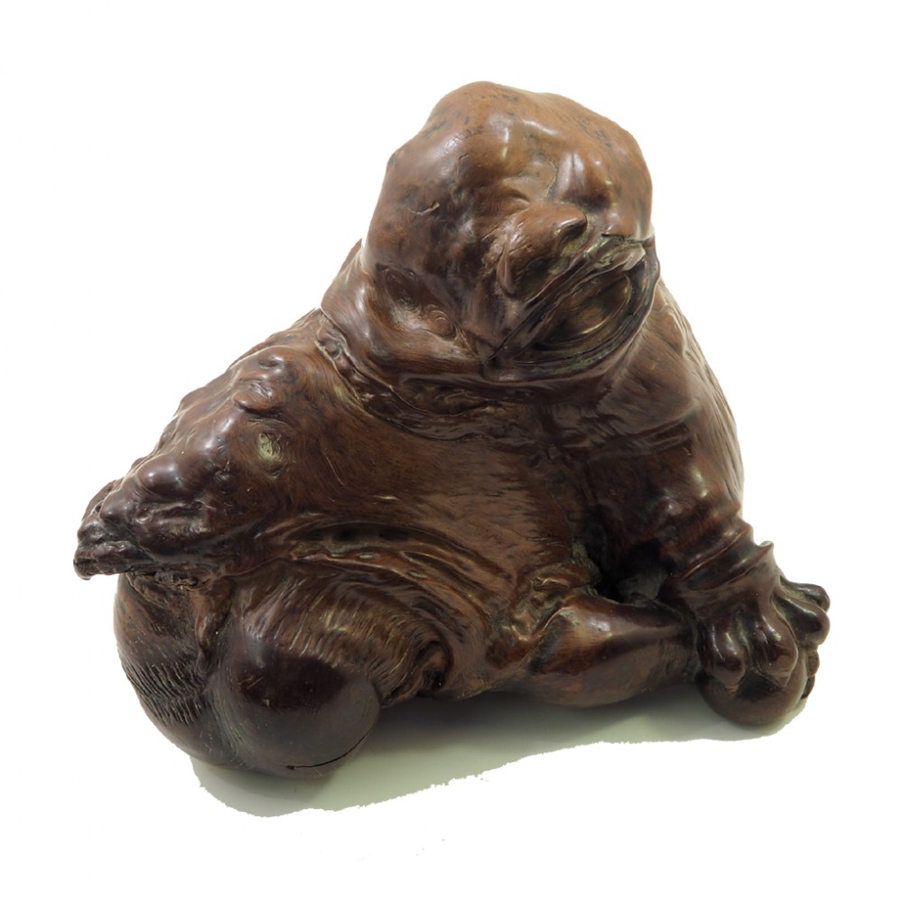 FINE 18th CENTURY JAPANESE CARVED ROOTWOOD FIGURE