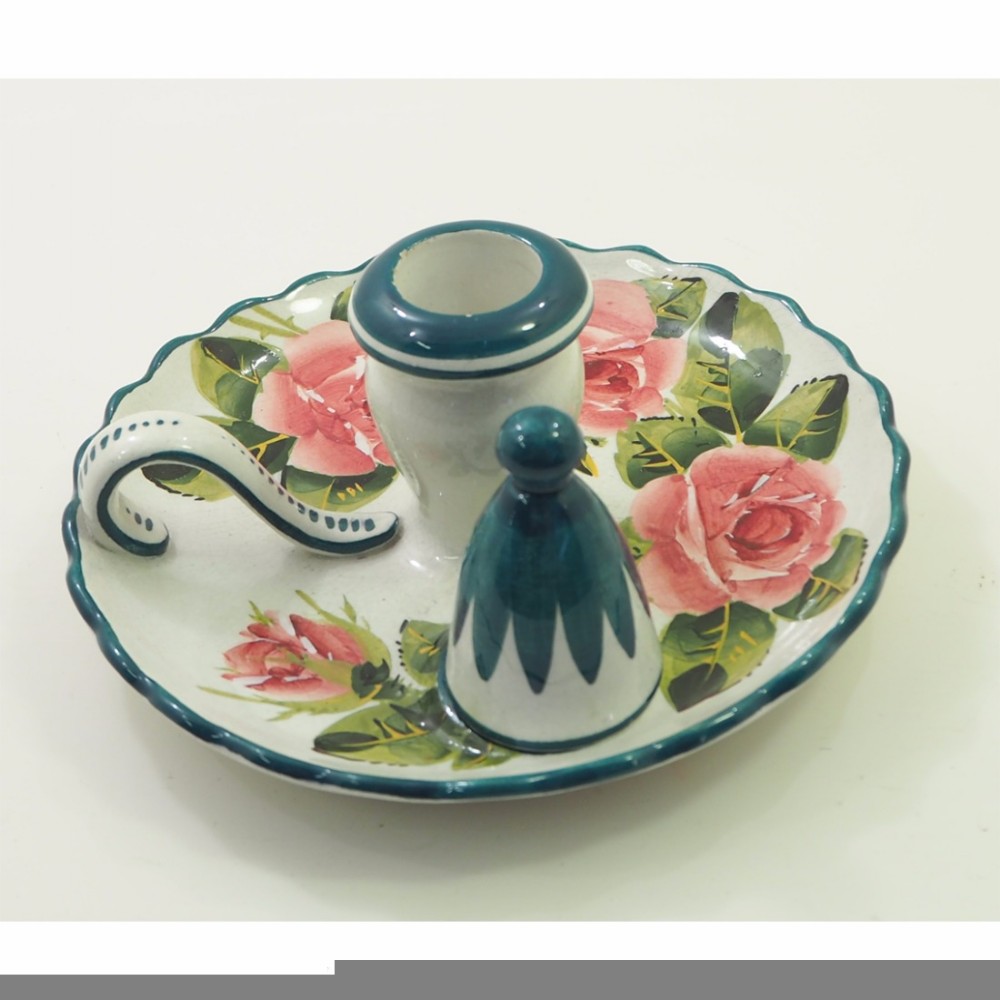 RARE SCOTTISH WEMYSS DUCHESS CHAMBER STICK