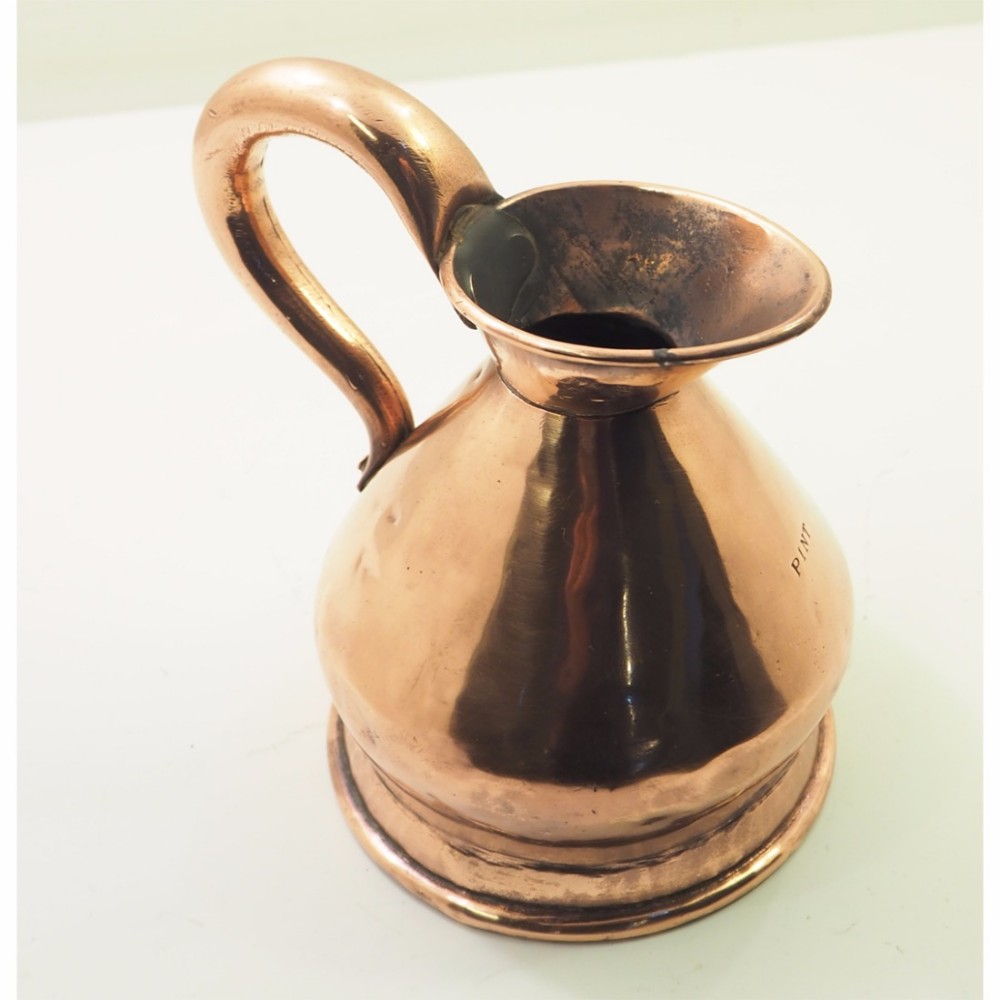 GEORGIAN 1 PINT COPPER MEASURE
