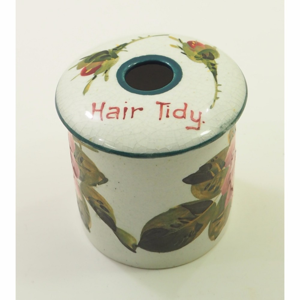 WEMYSS WARE SMALL SIZE HAIR TIDY IN ROSES