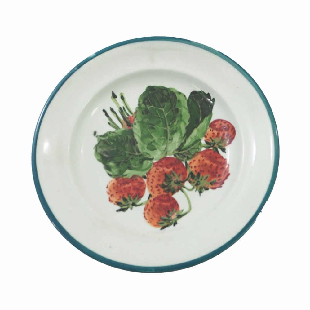 SUPERB EARLY WEMYSS WARE STRAWBERRIES PLATE