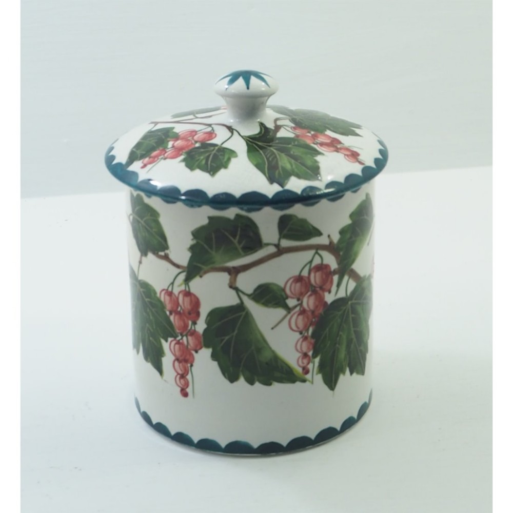 RARE SCOTTISH WEMYSS REDCURRANTS PRESERVE POT
