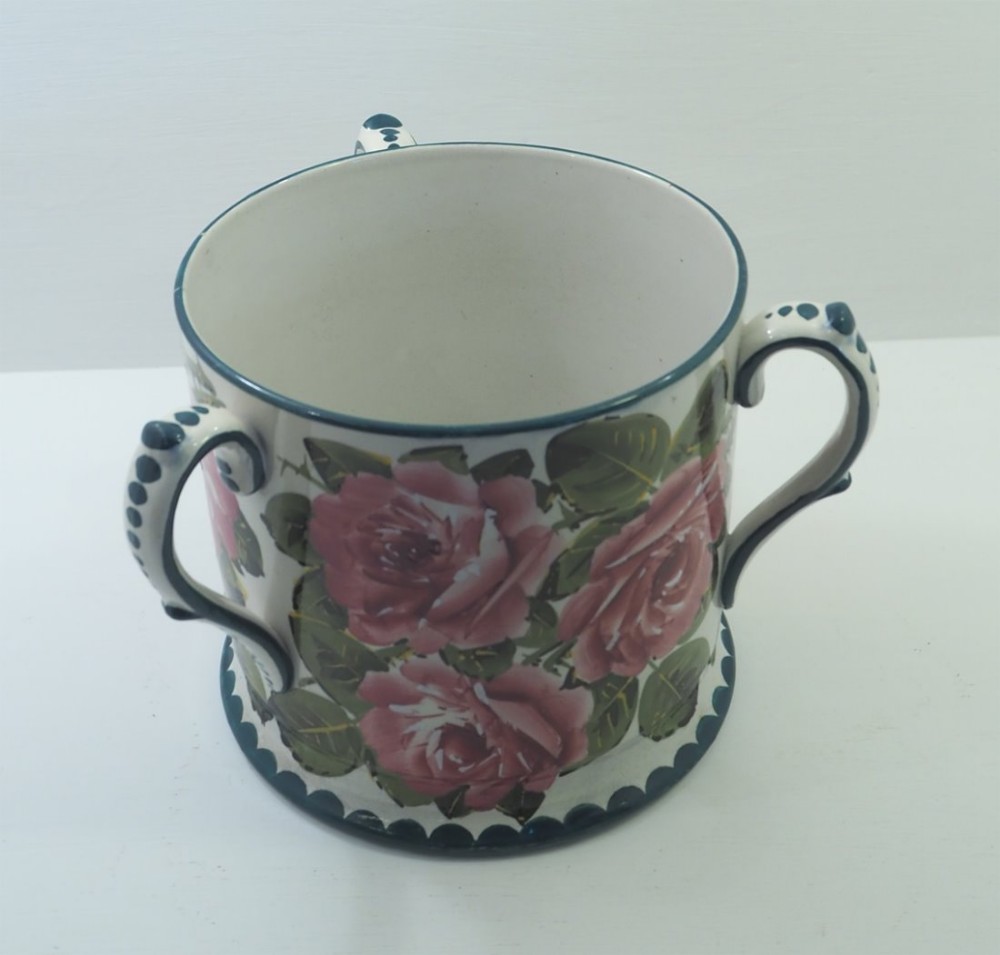 SUPERB HUGE WEMYSS WARE ROSES LOVING CUP