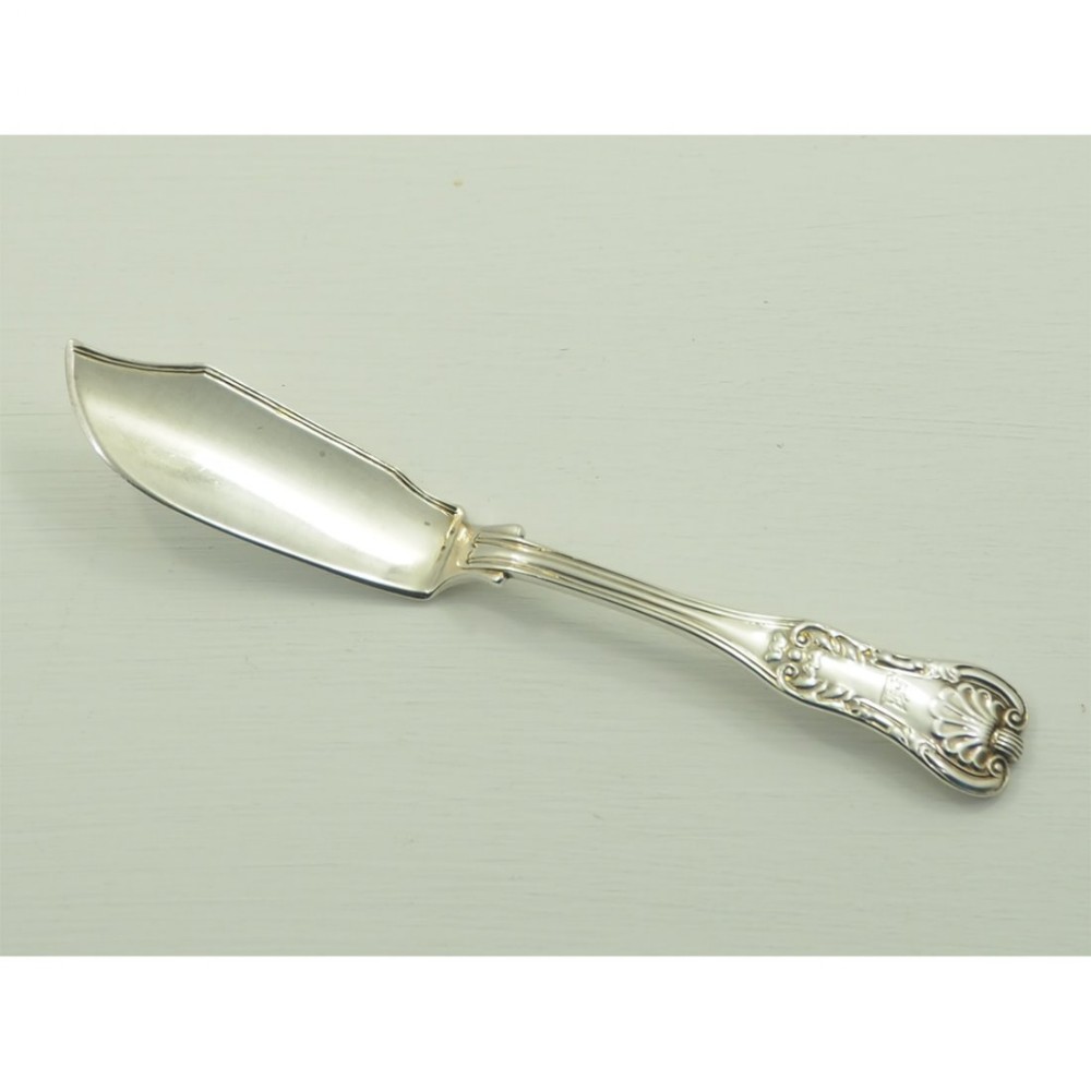 FINE GLASGOW SILVER KINGS PATTERN BUTTER KNIFE