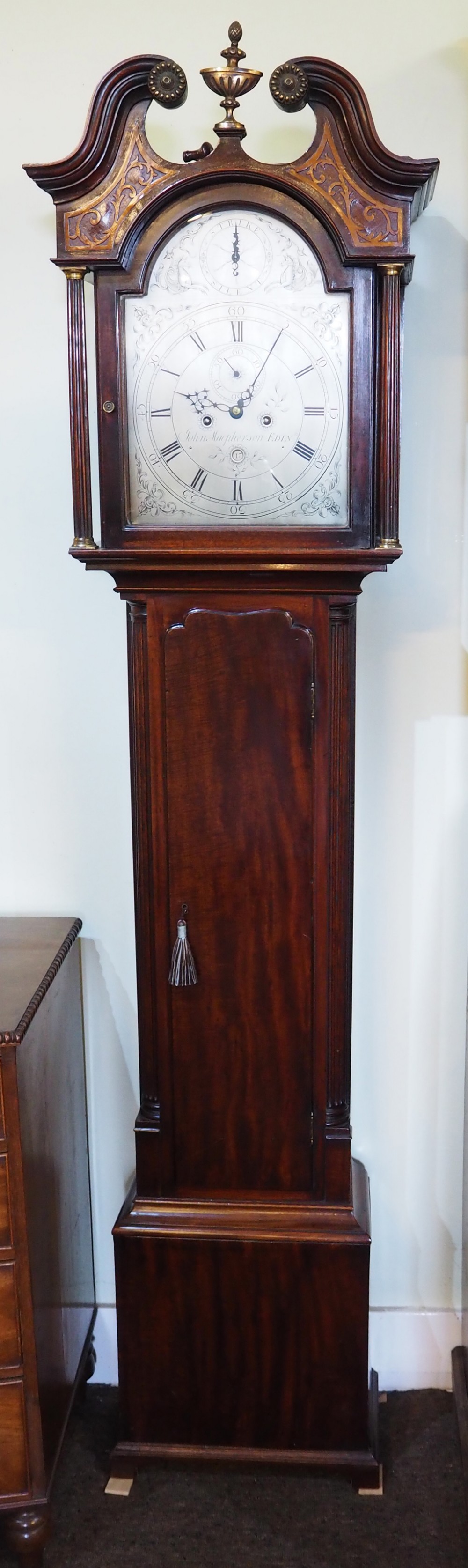 18th CENTURY EDINBURGH MAHOGANY LONGCASE