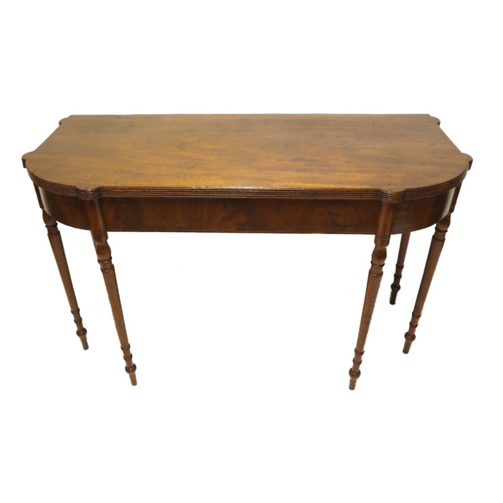 NICE SHAPE GEORGE III MAHOGANY SERVING TABLE