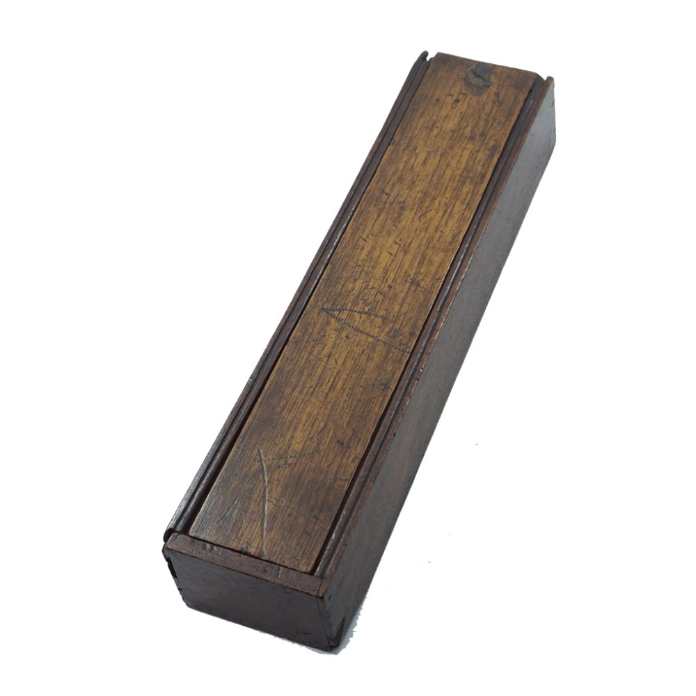 SIMPLE 18th CENTURY WALNUT HANGING CANDLE BOX