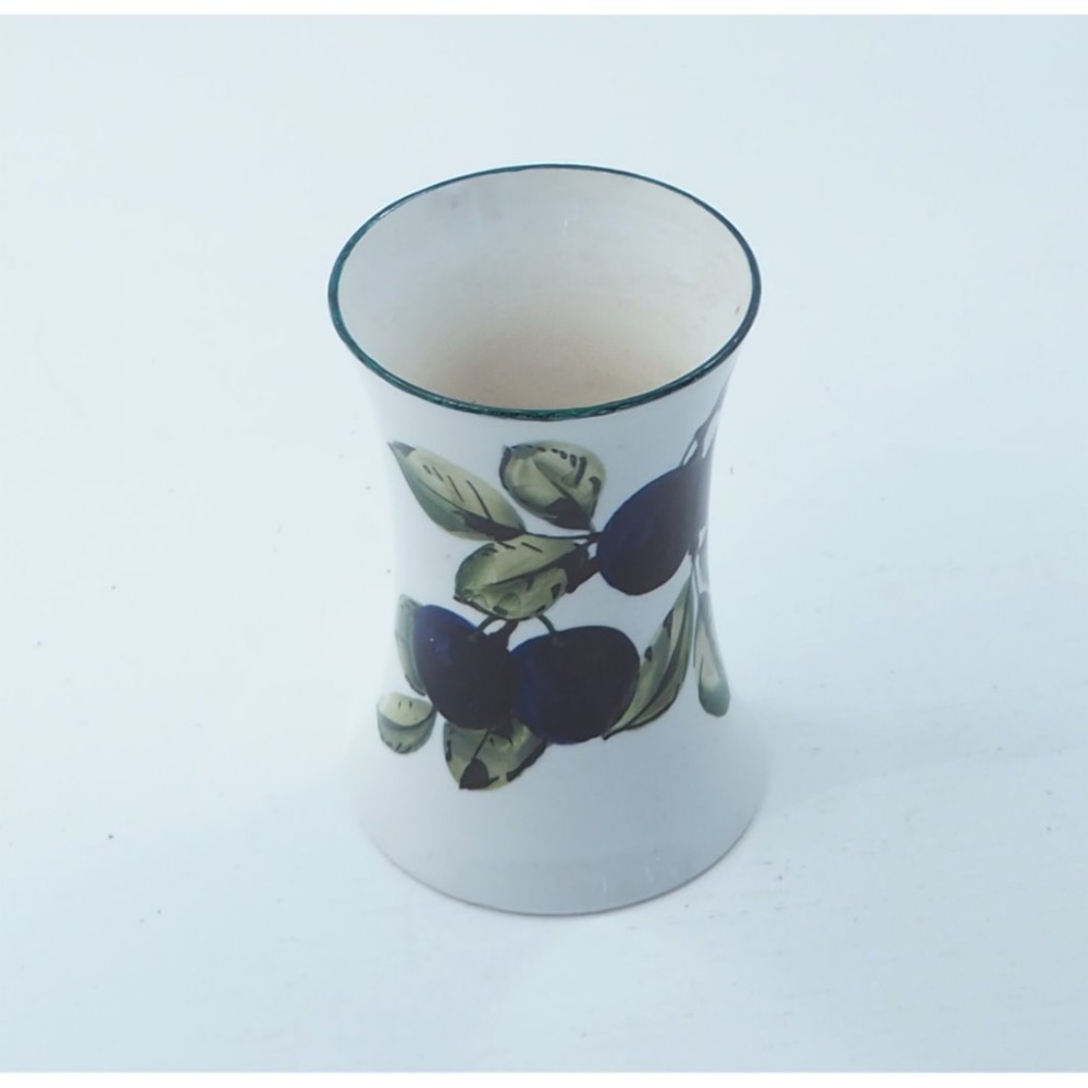 SCOTTISH WEMYSS WARE DAMSONS BRUSH VASE