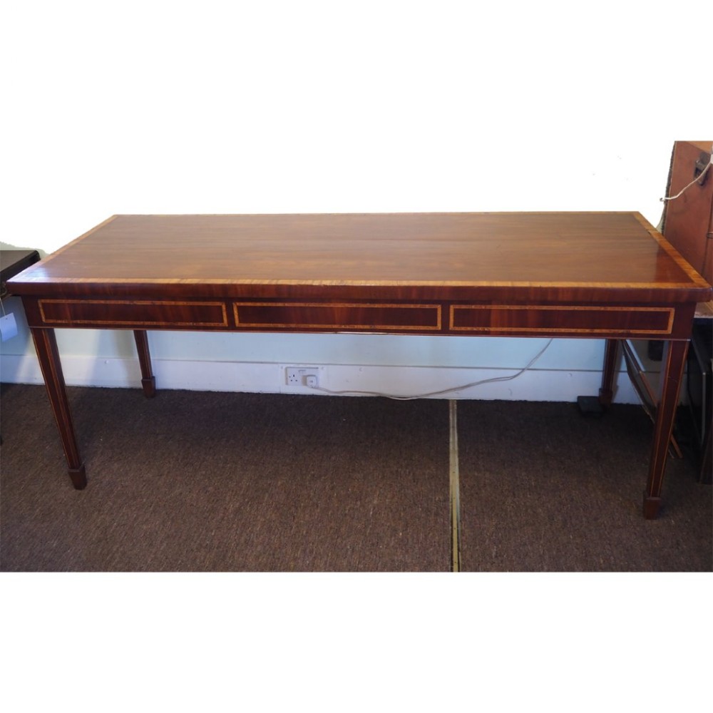 HUGE GEORGIAN IRISH MAHOGANY SERVING TABLE