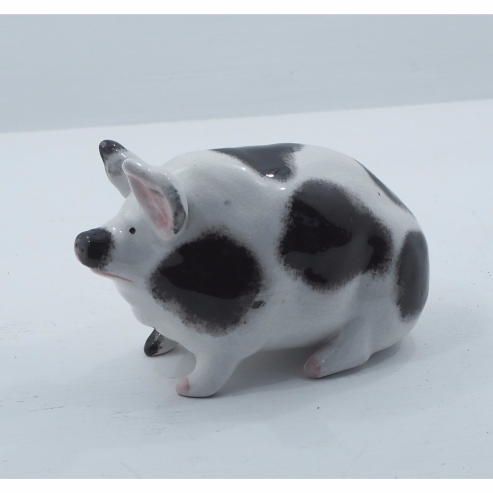 SUPERB EARLY SCOTTISH WEMYSS WARE PIG